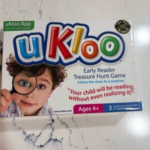 UKloo Early Reader Treasure Hunt Game - learn to read ages 4+